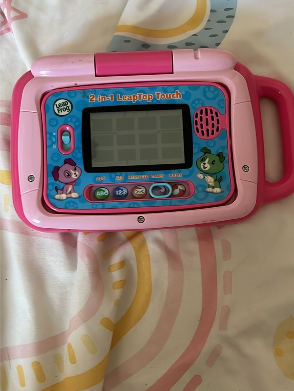 LeapFrog 2-in-1 LeapTop Touch Educational Toy - Pink